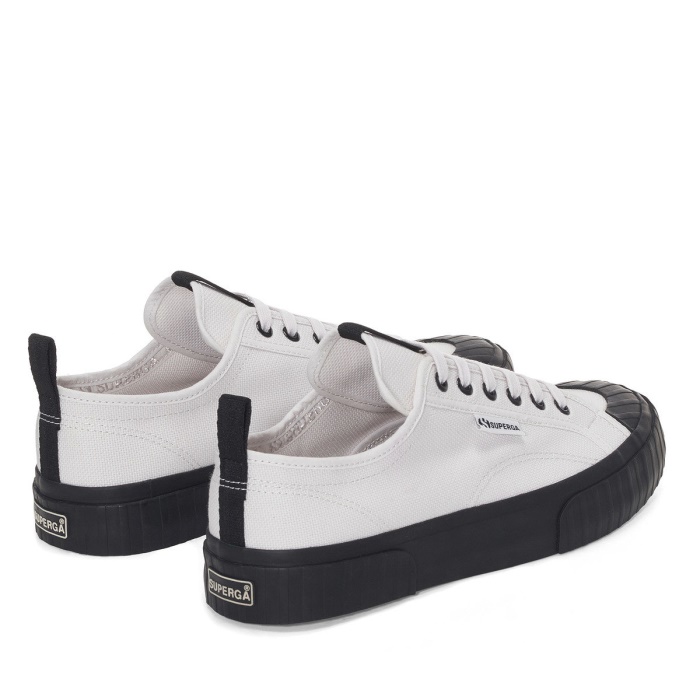 Superga 2630 Stripe Webbing Grey Lt-Black