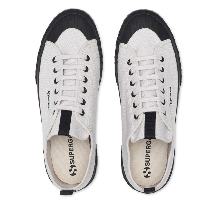 Superga 2630 Stripe Webbing Grey Lt-Black