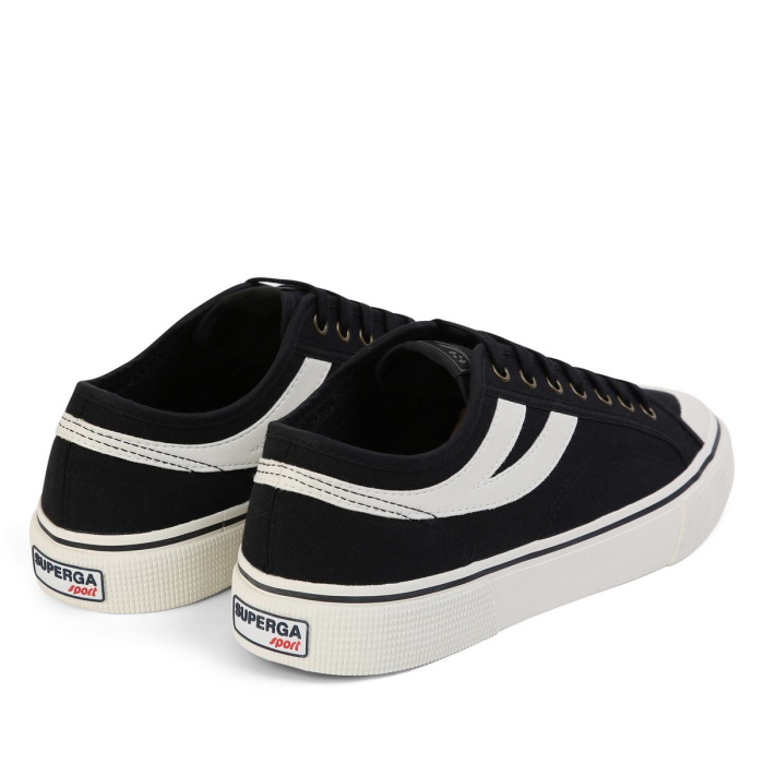 Superga 2750 Panatta 3.0 Black-White Avorio