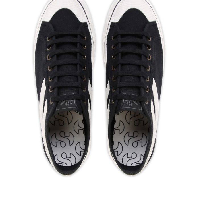 Superga 2750 Panatta 3.0 Black-White Avorio