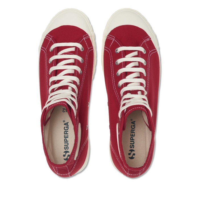 Superga 3192 Campionato Basket Red Flame White Avorio