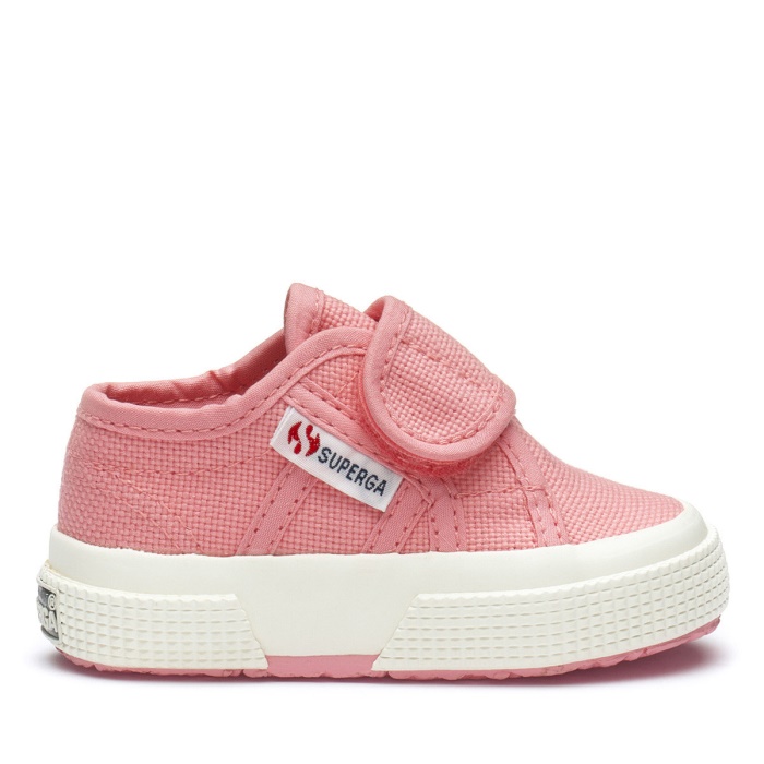 Superga 2750 Bstrap Baby Pink - F Avorio