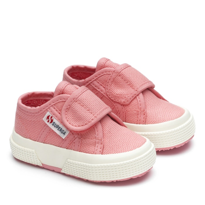Superga 2750 Bstrap Baby Pink - F Avorio