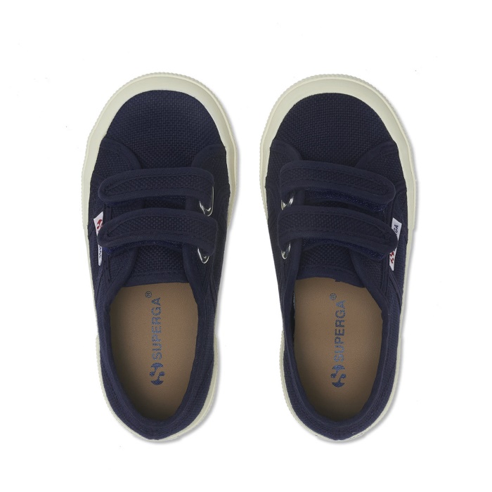 Superga 2750 Jstrap Classic Kids Navy