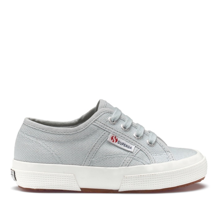 Superga 2750 Jcot Classic Kids Grey Lilla-F Avorio