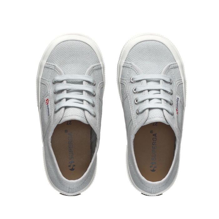 Superga 2750 Jcot Classic Kids Grey Lilla-F Avorio