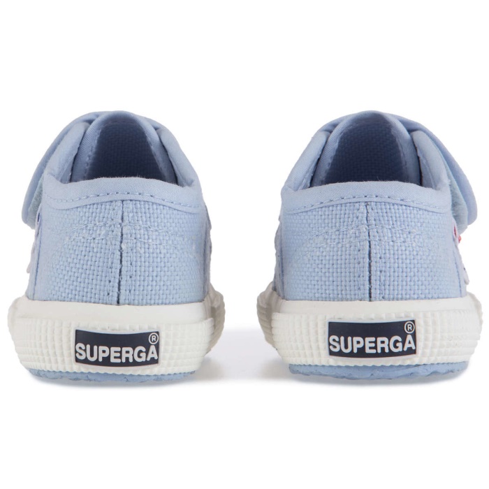 Superga 2750 Bstrap Baby Azure Daylight-F Avorio