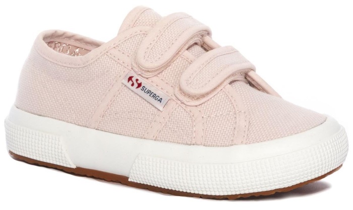 Superga 2750 Jstrap Classic Kids Pink Pale Lilac