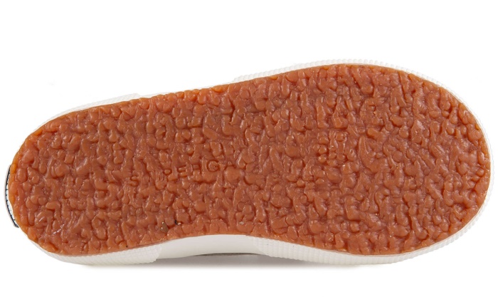 Superga 2750 Jstrap Classic Kids Green Safari-F Avorio