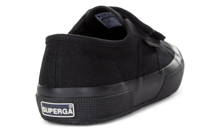 Superga 2750 Jstrap Classic Kids Total Black