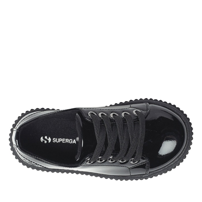 Superga 4867 Varnish Black