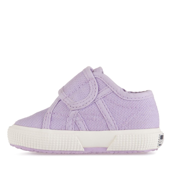 Superga 2750 Bstrap Baby Violet Lilla-F Avorio