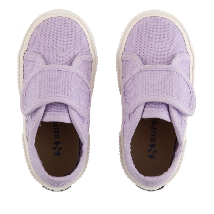 Superga 2750 Bstrap Baby Violet Lilla-F Avorio