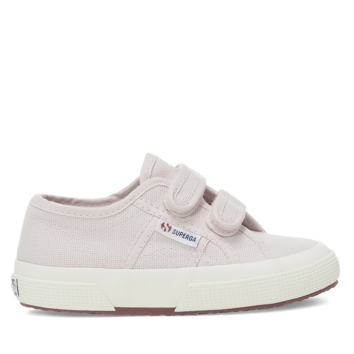 Superga 2750 Jstrap Classic Kids Pink Ish-F Avorio
