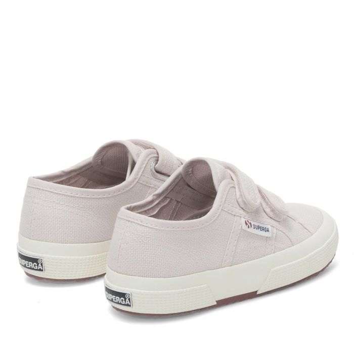 Superga 2750 Jstrap Classic Kids Pink Ish-F Avorio