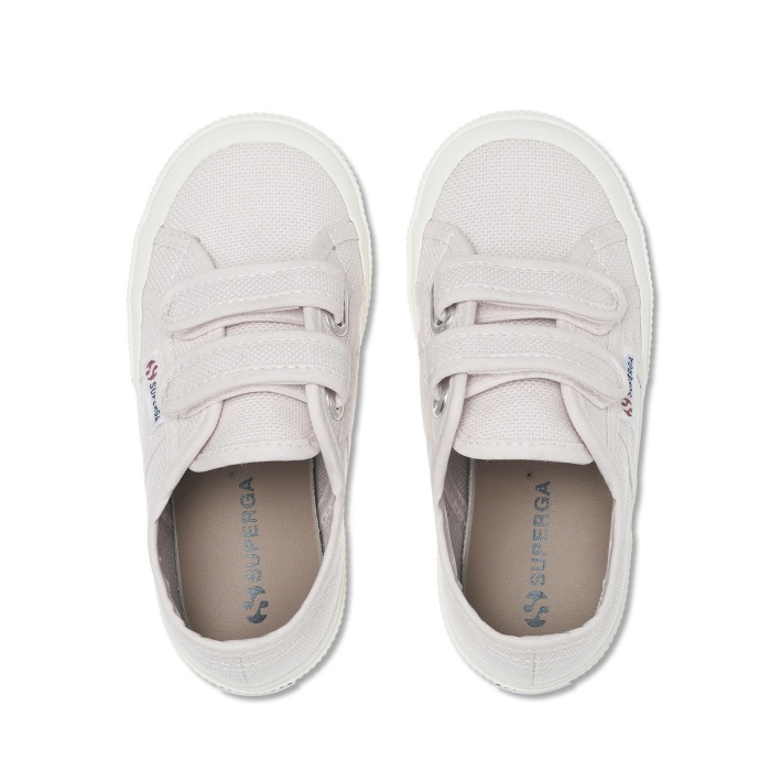 Superga 2750 Jstrap Classic Kids Pink Ish-F Avorio