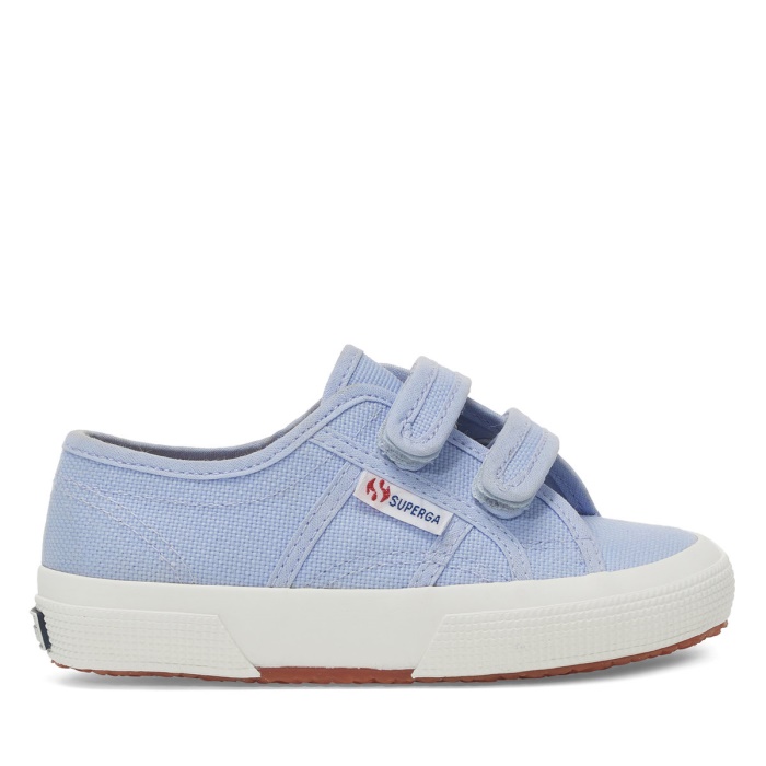 Superga 2750 Jstrap Classic Kids Violet Lt-F Avorio