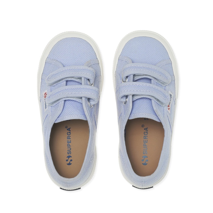 Superga 2750 Jstrap Classic Kids Violet Lt-F Avorio