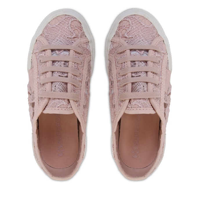 Superga 2750 Kids Macrame Pink Skin
